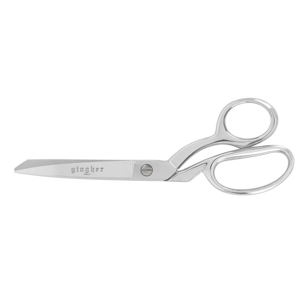 Gingher 8in Serrated/Knife Edge Dressmakers Shears Blunt Tip