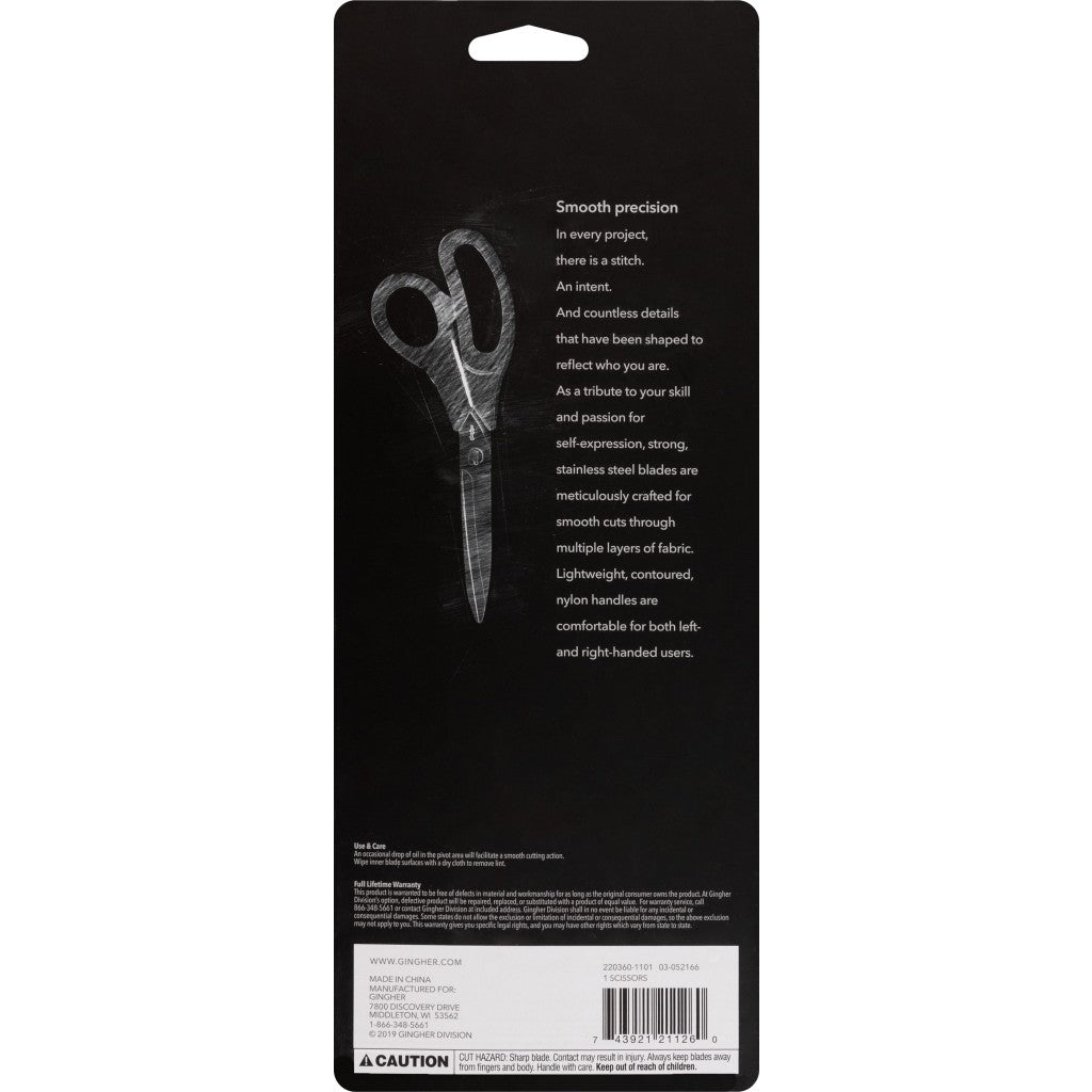 Lightweight Bent Trimmer Scissor 8in, Gingher