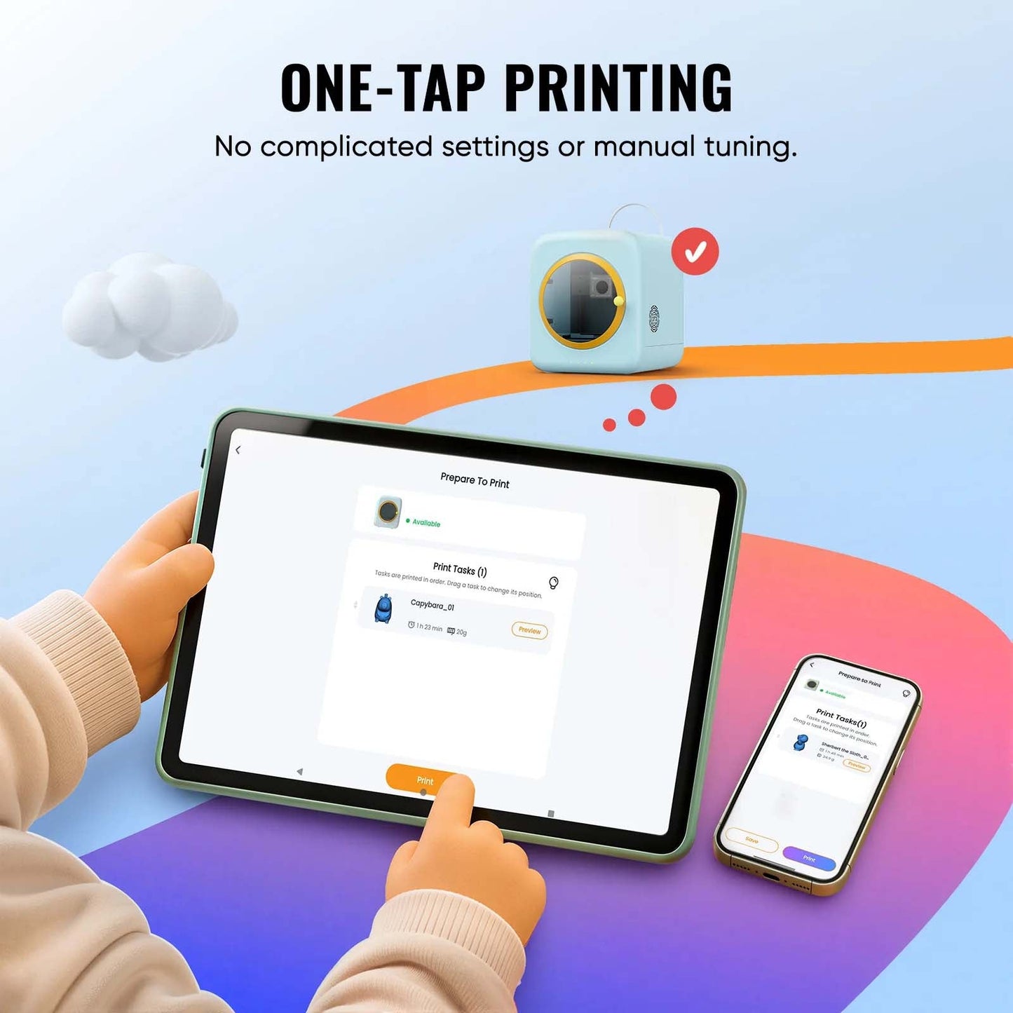 AI Creative Desktop 3D Printer